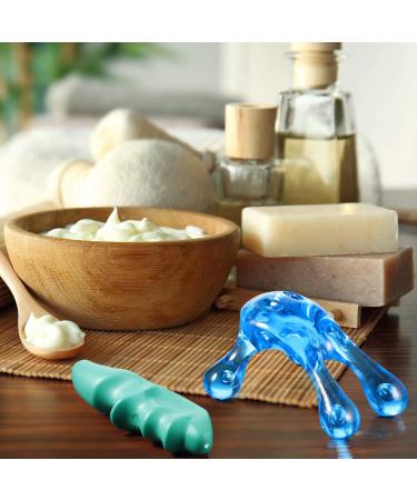 Deep Tissue Massage Tool Set - Green Thumb Protector and Palm Urchin Massager Included - Buy Online on GoSupps.com