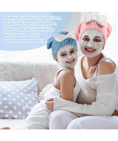 Yamitora Hair Turban | 2-Pack Microfiber Hair Dryer Towels & 4 Wrist Washbear | Quick-Drying for All Hair Types - Perfect for Long & Curly Hair - Buy Online on GoSupps.com