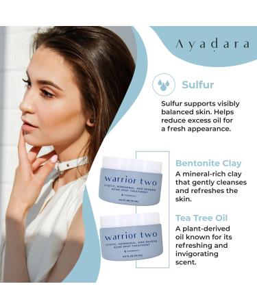 Cystic Acne Spot Cream Overnight Hormonal Acne-Prone Skin for Face & Body Sulfur Cream for Women Men & Teens Effective for Stubborn Breakouts 120 Uses - Buy Online on GoSupps.com