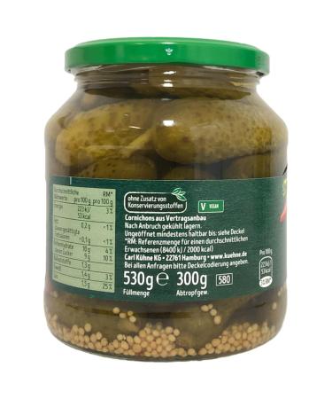 Khne Schlemmertpfchen Spicy Gherkins with Chili 6-Pack (6x300g) | International Shipping Available - Buy Online on GoSupps.com