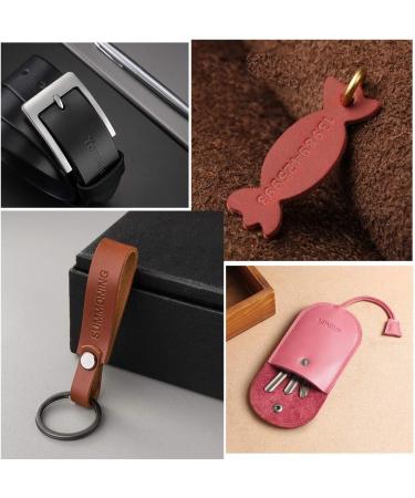 37 PCS 6mm Alphabet Stamp Set for Leather Craft - Metal Letter & Number Stamps Punch Kit for DIY Printing Tools - Buy Online on GoSupps.com