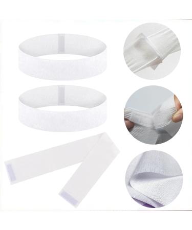 SYXLS Disposable Non-Woven Fabric Headband Adjustable Elastic Velcro Headband Large Quantity Makeup Spa Headband Waterproof Facial Beauty Headband Disposable Elastic Headband Essential Household - Buy Online on GoSupps.com