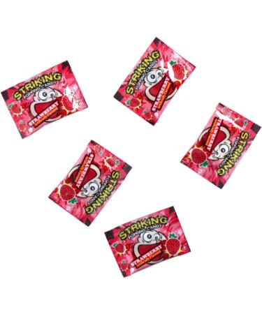 Striking Popping Candy Strip Strawberry Flavour 15g (Pack of 4) - Buy Online on GoSupps.com