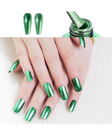 Glitter Nail Polish Emerald Green Nail Polish Nail Varnish - 10ML Quick Dry Breathable Long Lasting Dark Green Nail Polish - Oil Based Formula Non-toxic No UV Needed DIY Nail Art Manicure for Women - Buy Online on GoSupps.com