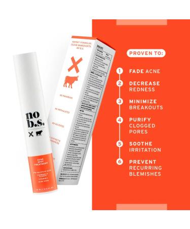 No Bad Stuff - Acne Spot Treatment - Acne Control with 2% Salicylic Acid, Fades Blemishes, with Chamomile, Aloe Vera & Vitamin E (0.5 oz) - Buy Online on GoSupps.com