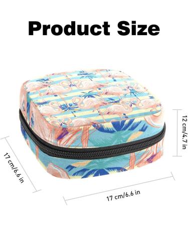 Buy Women's Bonds Storage Pockets Stillpad Halter Flamingo Pattern Portable Period Kit Bag - Stylish Feminine Product Bag for Girls | International Shipping Available - Buy Online on GoSupps.com