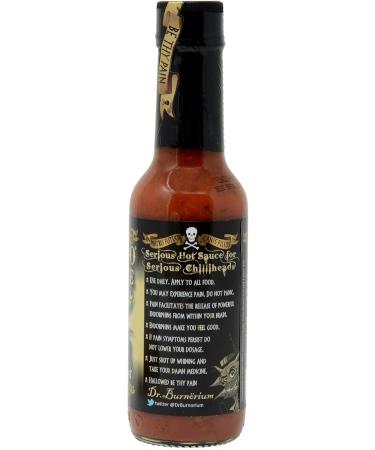 Psycho Juice | Dark Arts Wooden Chilli Sauce & Nuts Gift Set | Roasted Garlic Ghost Pepper Sauce | 148ml | Psycho Nuts | Naga Covered Spicy Peanuts - Buy Online on GoSupps.com