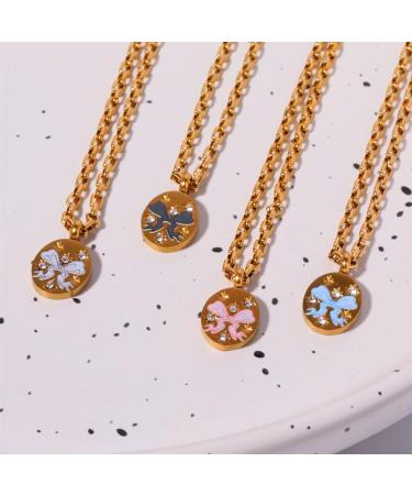 Oralgo's Exquisite Painted Necklace | Adjustable Collarbone Chain & Loop Trailer | Fashion Jewelry Adventure Wonder - Buy Online on GoSupps.com