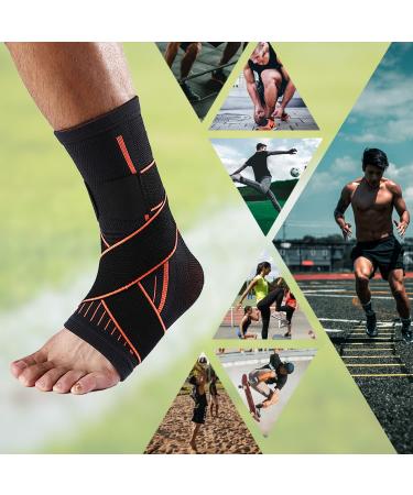 Buy Solo Actfit Ankle Bandage for Sports | Non-Slip Breathable Support for Basketball & Tennis - Unisex Ankle Brace - Buy Online on GoSupps.com
