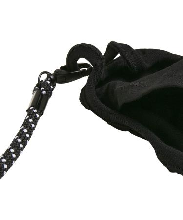 Urban Classics Unisex Strap Face Mask - Black Everyday Mask One Size | International Shipping Available - Buy Online on GoSupps.com