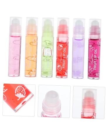 6pcs Moisturizing Fruit Lip Balm & Gloss Set - Hydrating Lip Pomade Lipstick & Liquid Gloss for Smooth Lips - Buy Online on GoSupps.com
