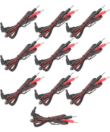 Pack of 10 Flexible 2mm TENS Cables - Premium Connection for TENS Devices | International Shipping - Buy Online on GoSupps.com