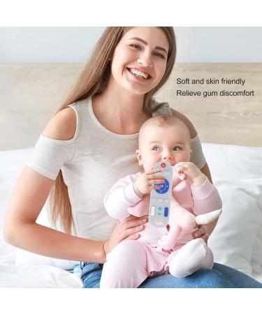 Silicone TV Remote Teething Toy - High Simulation Multi Buttons Textured Baby Teether (Beige) - Buy Online on GoSupps.com