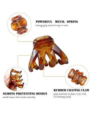 Kavya 14-Piece Small Octopus Hair Clips for Women - Slipproof 4 cm Styling Accessories in Multi-Color Set | Perfect for Thick & Thin Hair - Buy Online on GoSupps.com