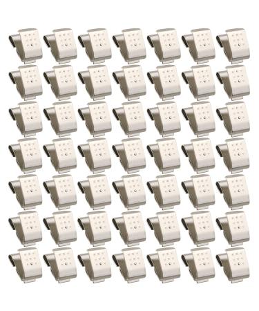 ZCZQC 50pcs 1 Cell Spring Steel Nickel Plating Leaf Spring Battery Contact