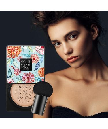 Mushroom Head Air Cushion - BB Cream Concealer Lasting Nude Makeup Air Cushion Moisturizing Brightening Cream Waterproof CC Liquid Foundation Shakven - Buy Online on GoSupps.com