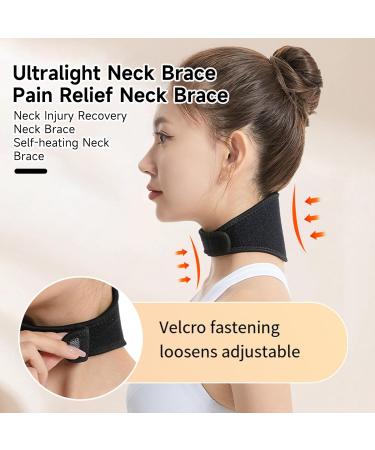 Buy Hislaves Self-Heating Neck Bandage - Comfortable Wormwood Heat Therapy for Pain Relief | Adjustable & Breathable Cervical Support - Buy Online on GoSupps.com