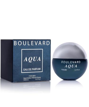 Valentine Milano for Men & Boulevard Aqua for Men Eau De Parfum - Energizing & Refreshing with Its Marine Notes - Long-Lasting Fragrance that Can Carry Throughout the Day - Masculine Scent (Pack of 2) - Buy Online on GoSupps.com