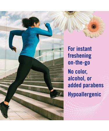 Vagisil Feminine Dry Wash Deodorant Spray 2-Scent Bundle - Gynecologist Tested On The Go Hygiene - White Jasmine Odor Block - 2.6 oz Each - Buy Online on GoSupps.com