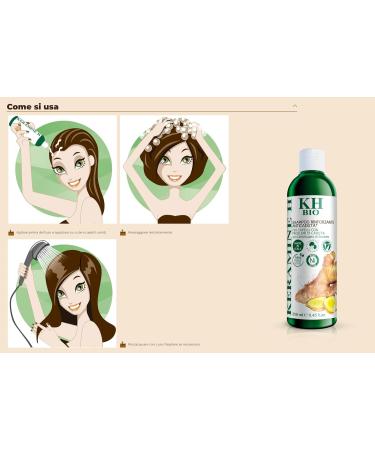  Keramine H Keramine H Organic Anti-Hair Loss Strengthening Shampoo 250 ml - Buy Online on GoSupps.com