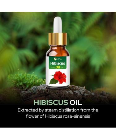 Hibiscus Essential Oil 100% Pure & Uncut - Cold Pressed Herbal Aromatherapy Oil 15 ML with Dropper - Premium Quality - Buy Online on GoSupps.com