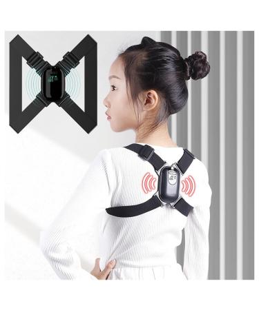 Meltor posture correction move men intelligent with vibration memory of the converter back holder correction posture trainer adjustable reminding angle and straps