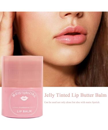 Plumping lip balm jelly-tinted lip balm Twist Out Design lip cream | Lip sleeping mask 13g tinted lip balm for dry and chapped lips moisturizing cream - Buy Online on GoSupps.com