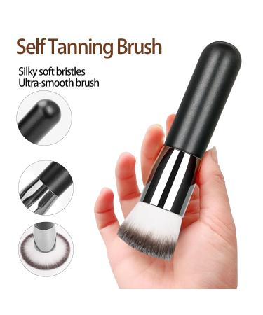 UNIMEIX Self Tanning Mitt Applicator Kit - 2 Pack with Back Applicator Tanning Glove & Sunscreen Brush - Perfect for a Flawless Tan - Buy Online on GoSupps.com