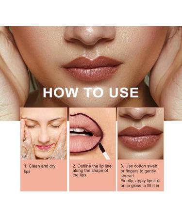 Detachable Lip Liner Lip Stain Lip Liner Pencil Peel Off Lip Liner Matte Detachable Gel Long Lasting Lip Stain Long Lasting Lip Stain Suitable For All Occasions - Buy Online on GoSupps.com