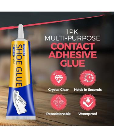 Strong Shoe Glue Sole and Upper Repair Glue Transparent Shoe Repair Glue Shoe Glue Sole Repair Slow-Drying Transparent Shoe Repair Glue Waterproof Non-Hardening Glue for Shoes Repair Soles 60ml - Buy Online on GoSupps.com