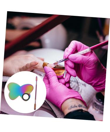 Mikikit Palette Pour Nail Art En Acier Inoxydable 16 Cm Outils De M lange Couleurs Professionnel Accessoires Manucure Usage Salon Et Maison - Buy Online on GoSupps.com