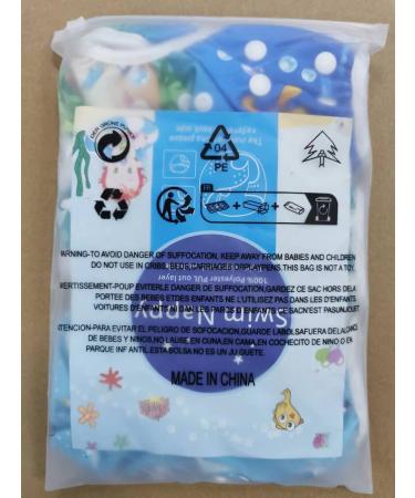 Reusable Codkkre Swimming Diapers for Girls 3 Adjustable Pieces (0-3 Years) Cute Penguin Whale & Fish Designs - Buy Online on GoSupps.com