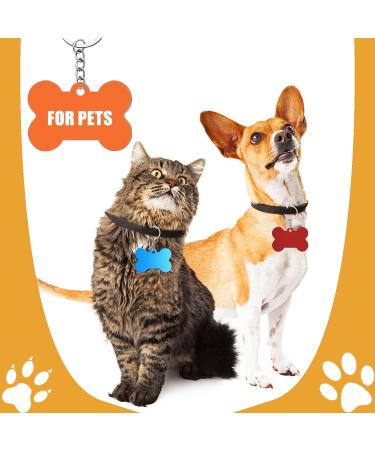 30-Pack Aluminum Dog Tags with Chains - Waterproof DIY Pet ID for Dogs & Cats | Designage - Buy Online on GoSupps.com