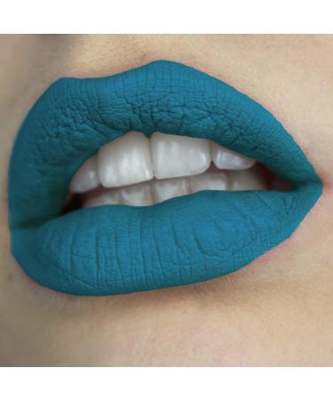 Mynena Ivy Teal Liquid Lipstick - Matte, Long Lasting, Waterproof, Vegan & Cruelty-Free - Buy Online on GoSupps.com