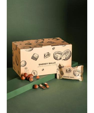 KoRo - Organic Hazelnut Energy Ball 14 x 30g - Buy Online on GoSupps.com