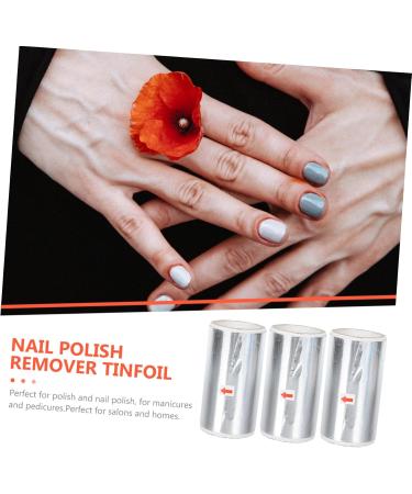 Ipetboom 3rolls Nail Foil Nail Accessories Acrylic Nails Supplies Girl Manicure Tinfoil Gold Foil Nails Nail Tools Nail Transfer Foil Manicure Tool Dedicated Tin Foil Paper Tools - Buy Online on GoSupps.com