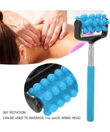 T-Shaped Massage Scooters Manual Body Rollers for Muscle Relief | Deep Tissue Trigger Point Massager Sky Blue - Buy Online on GoSupps.com
