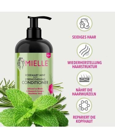 P-Beauty Rosemary Mint Fortifying Conditioner with Biotin 2 x 355ml Fortifying Conditioner for Hair Growth and Split Ends Repairs and Nourishes Hair - Buy Online on GoSupps.com