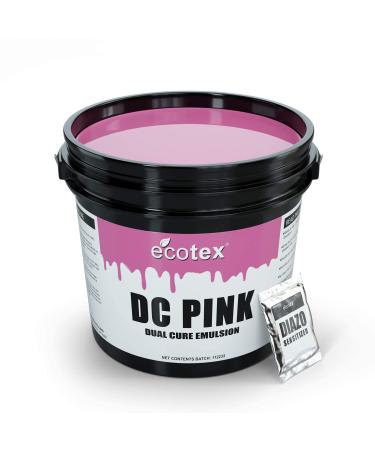 Ecotex DC Pink Screen Printing Emulsion (Pint - 16oz.) Diazo Required Photo Emulsion for Silk Screens and Fabric- for Screen Printing Plastisol Ink and Water Based Ink, Screen Printing Supplies Pint - 16 oz.