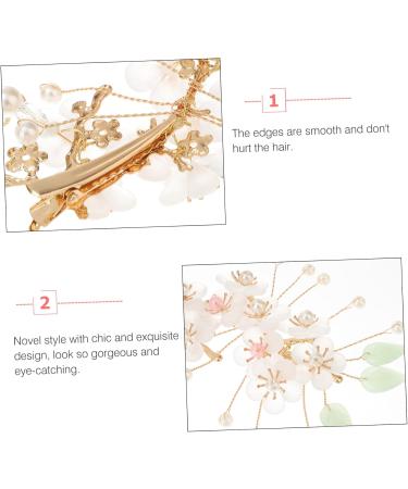 FRCOLOR 3 Pairs antique hairpin headdress flower side hair clip flower hair clip hair pin hair charms tassel hair barrettes sailor moon accessories wedding hair bride alloy Hanfu - Buy Online on GoSupps.com