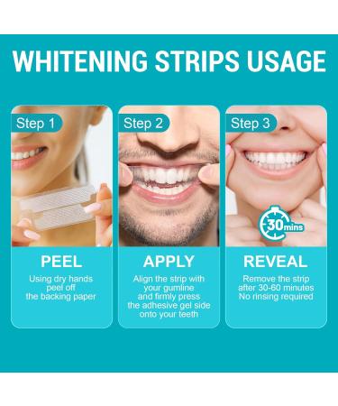Pap Dry Teeth Whitening Strips 14 Count No Gel Residue Dentist Recommended Sensitivity-Free Formula Enamel Safe Mint Fresh Whitener for Coffee Tea Stains Removal 7 Treatments - Buy Online on GoSupps.com