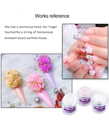 Buy Acrylic Nail Set - 3 Color Acrylic Powder Nails | Premium Quality - One Size #02 - International Shipping Available - Buy Online on GoSupps.com