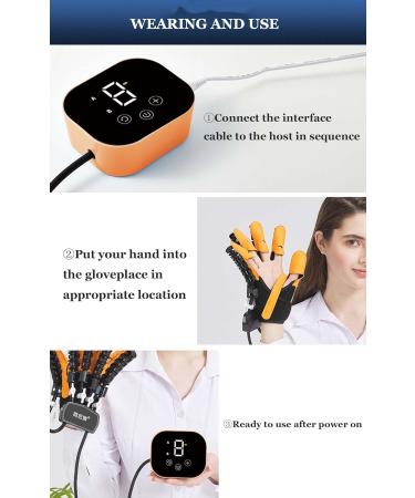 Rehabilitation Robot Gloves Equipment for Stroke Recovery Adaptive Training Hemiplegic Finger Flexion Robot Glove for Hand Strength Exercise left+right XX-Large - Buy Online on GoSupps.com