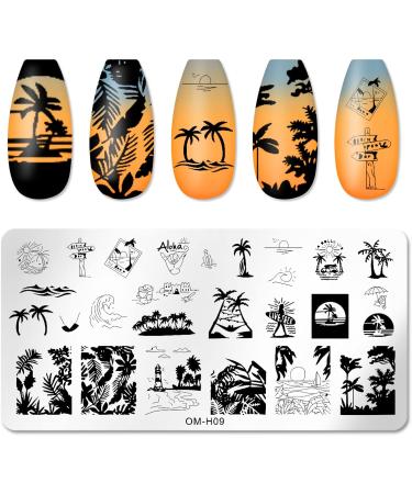 Nail Art Stamping Plate for Valentine's Day Flower Butterfly & Vine Designs | Perfect for Creative Nail Art - Buy Online on GoSupps.com