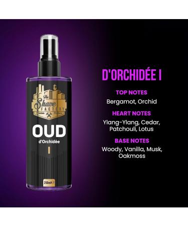 the shave factory After Shave Cologne Series (250ml (8.45 fl. oz) Oud I D'Orchidee) Oud I D'Orchidee 8.45 Fl Oz (Pack of 1) - Buy Online on GoSupps.com