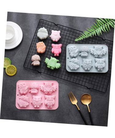 OUNONA 6 Pcs Baking Cake Mold Chocolate Molds Mold for Chocolate Cake Making Mold DIY Cake Mold Baking Pan Roasting Pan Creative Baking Mold Pudding Forest Baking Tools Baking Mould Candy 19.9x13.8cmx3pcs Pinkx3pcs - Buy Online on GoSupps.com