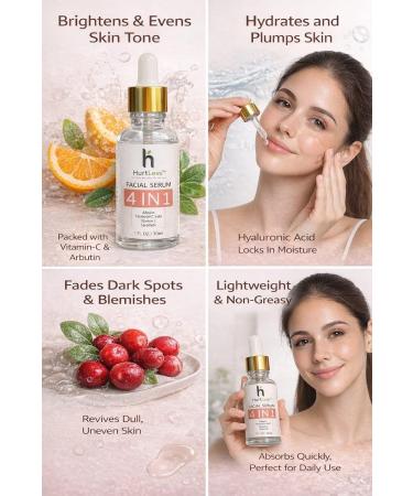 Hyaluronic Acid Face Serum with Niacinamide Deep Hydration Serum for Dry & Sensitive Skin Reduce Fine Lines Fragrance Free Paraben Free Daily Use Skin Care - Buy Online on GoSupps.com