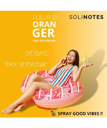 Solinotes Orange Blossom Perfume for Women & Men 1.7 Fl Oz/ 50 ML Eau De Parfum Delicate Floral and Soothing Scent with Premium Ingredients - Clean Perfume Cruelty Free Vegan Made in France - Buy Online on GoSupps.com