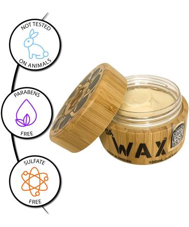 Da Dude Da Wax - High Hold Hair Cream for Men in Unique Wooden Jar | Gift Bag Included - Buy Online on GoSupps.com